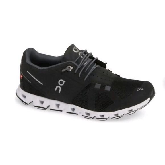 ON CLOUD‎ Running Shoes Women's Sneakers Black/White Size W9 Swiss Engineering - Picture 1 of 12